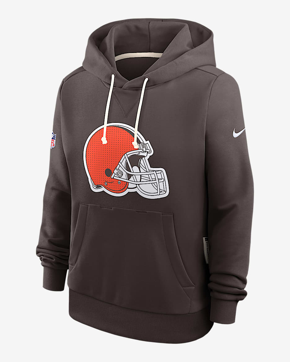 Cleveland Browns Sideline Women's Nike Dri-FIT NFL Pullover